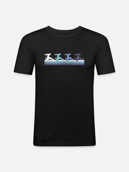 Parkour - Men's Slim Fit T-Shirt - black