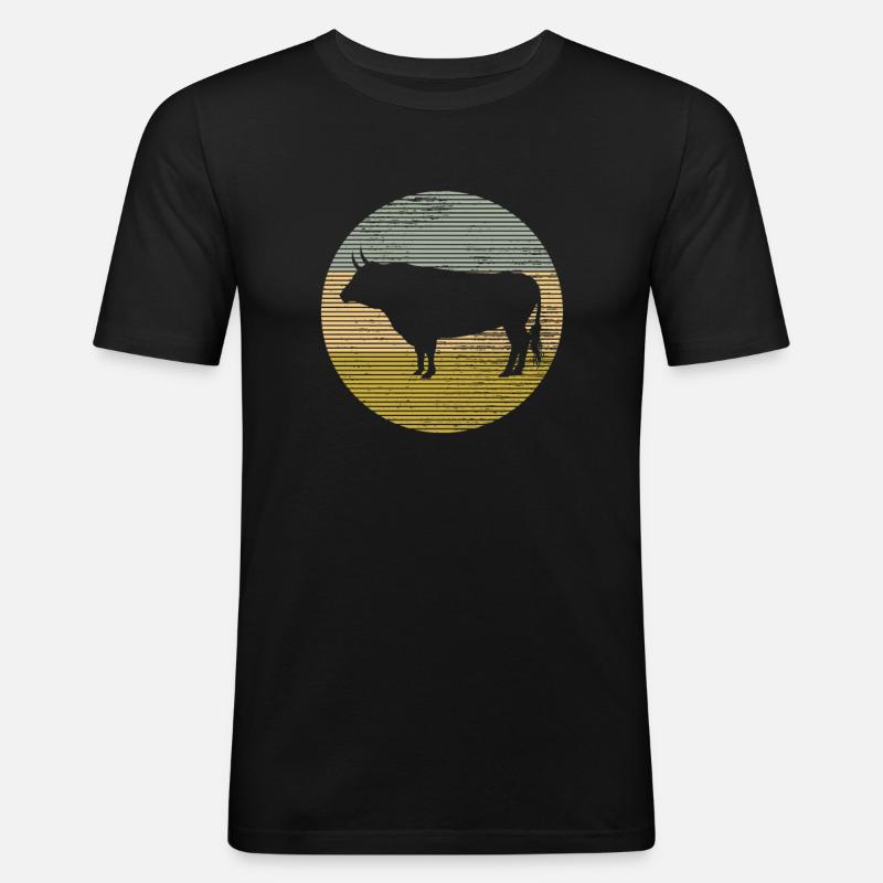 Bull - Men's Slim Fit T-Shirt - black