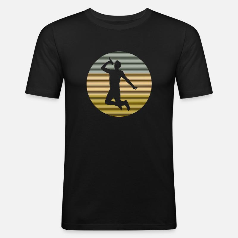 Singen - Männer Slim Fit T-Shirt - Schwarz