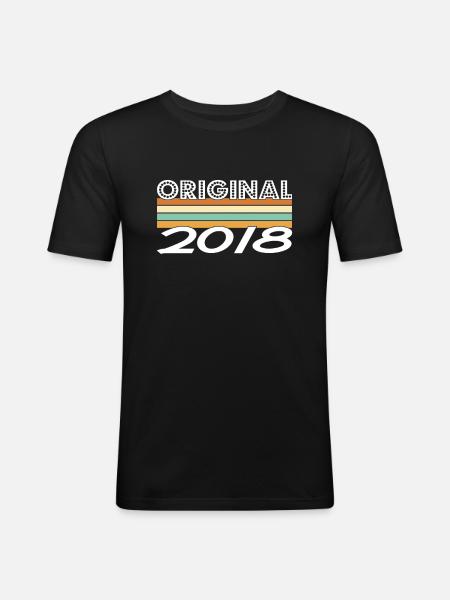 Edition Limitée 2018 - T-shirt près du corps Homme - noir