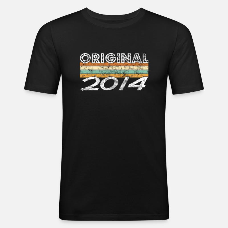 Original 2014 - Männer Slim Fit T-Shirt - Schwarz