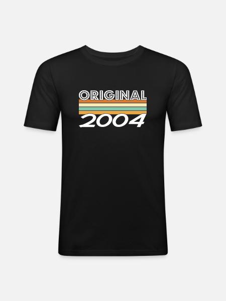 Original 2004 - Men's Slim Fit T-Shirt - black