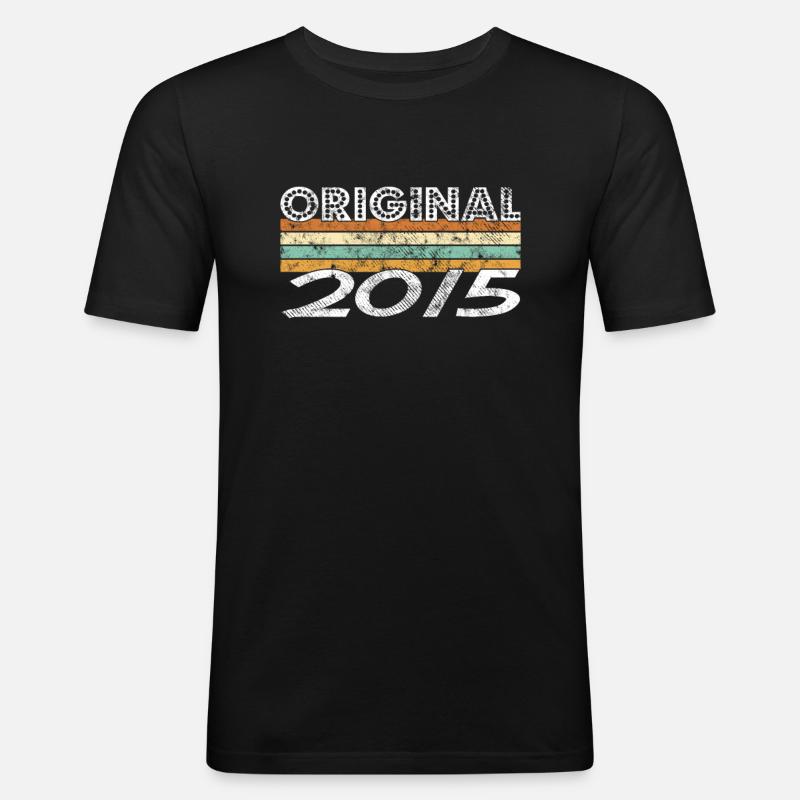 Limited Edition 2015 - Männer Slim Fit T-Shirt - Schwarz