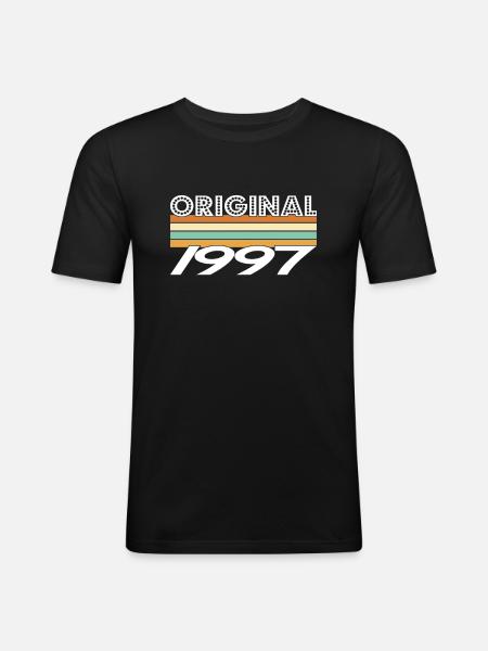 Original 1997 - Men's Slim Fit T-Shirt - black