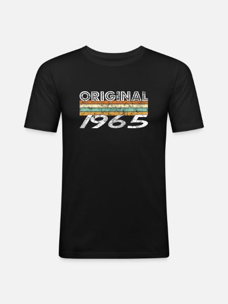 Original 1965 - Men's Slim Fit T-Shirt - black