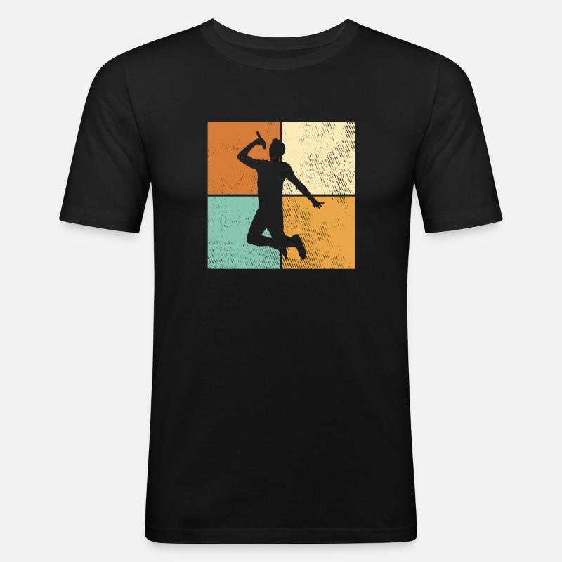 Singen - Männer Slim Fit T-Shirt - Schwarz