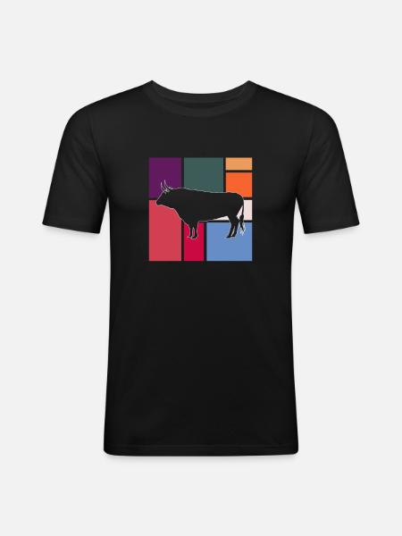 Bull - Men's Slim Fit T-Shirt - black