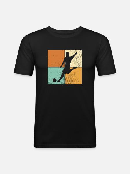 Soccer - Men's Slim Fit T-Shirt - black