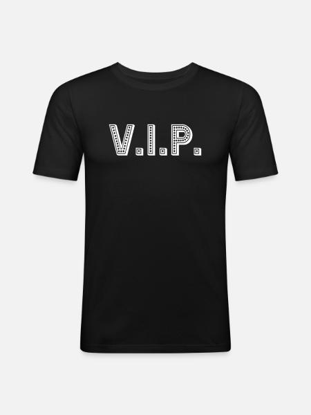 VIP - T-shirt près du corps Homme - noir