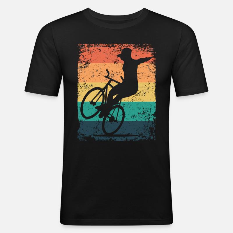 Kunstradfahren Kunstradfahrer - Männer Slim Fit T-Shirt - Schwarz