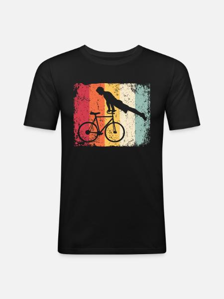 Kunstradfahren Kunstradfahrer - Männer Slim Fit T-Shirt - Schwarz
