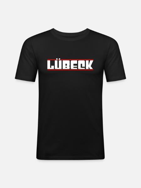 Lübeck - Men's Slim Fit T-Shirt - black