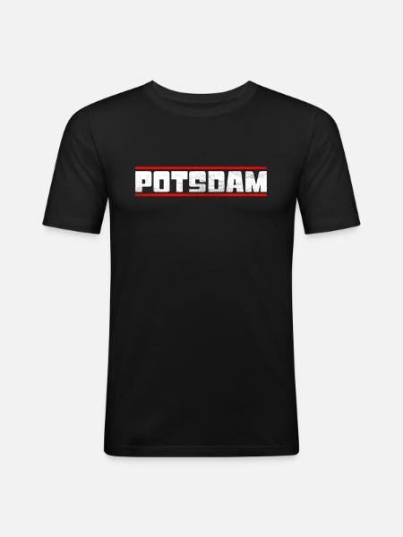 Potsdam - Men's Slim Fit T-Shirt - black
