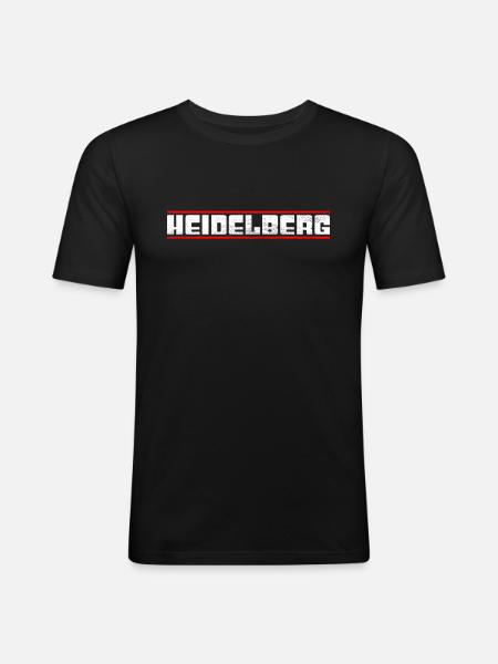 Heidelberg - Men's Slim Fit T-Shirt - black