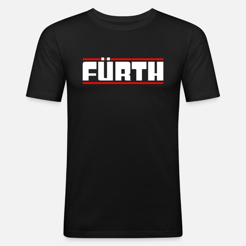 Fürth - Men's Slim Fit T-Shirt - black