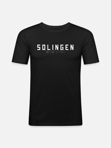 Solingen My City - Men's Slim Fit T-Shirt - black