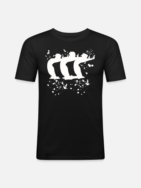Artistic Swim Team Synchronized Swimming - Men's Slim Fit T-Shirt - black
