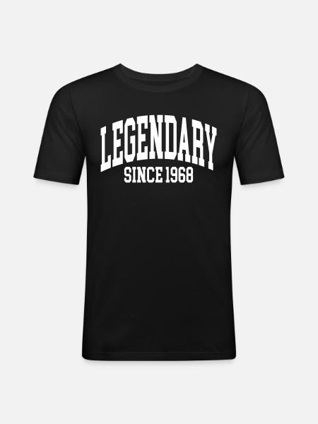Legendary since 1968 - Men's Slim Fit T-Shirt - black