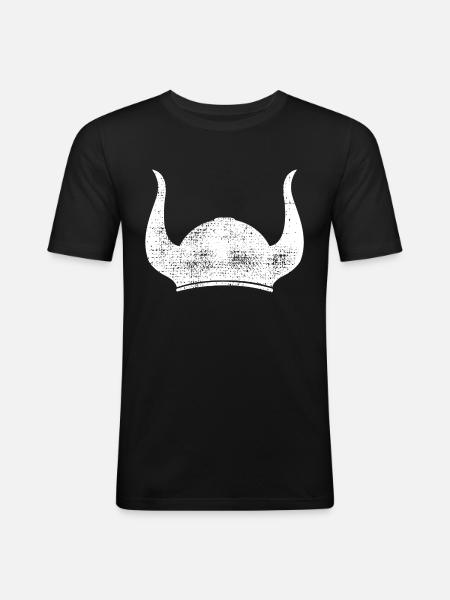 Vikings - Men's Slim Fit T-Shirt - black