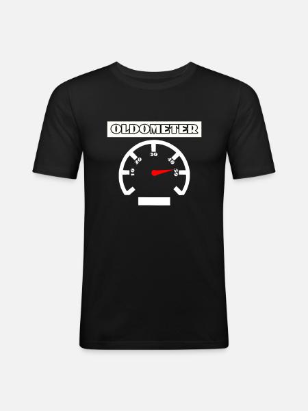 50th birthday - Men's Slim Fit T-Shirt - black