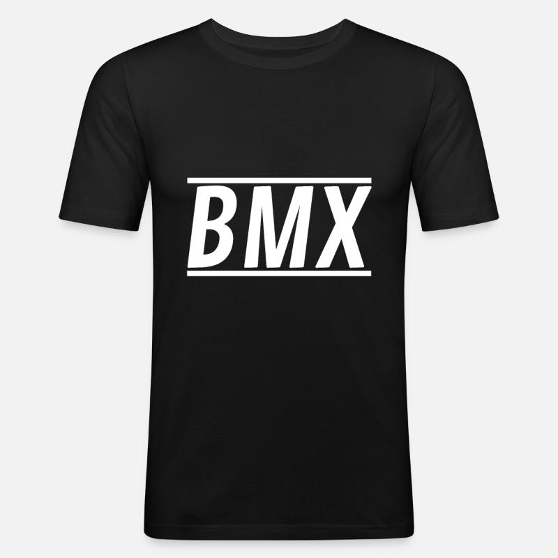BMX bmx - Männer Slim Fit T-Shirt - Schwarz
