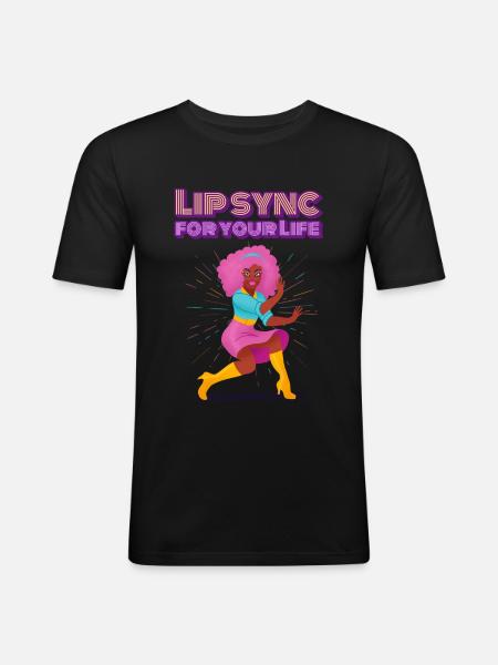 Drag Queen Drag Queen - Men's Slim Fit T-Shirt - black
