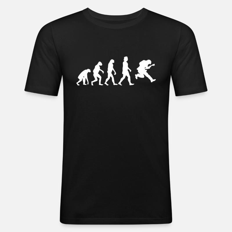 Guitariste Guitariste Guitariste Guitariste - T-shirt près du corps Homme - noir