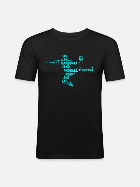 Handball - T-shirt près du corps Homme - noir