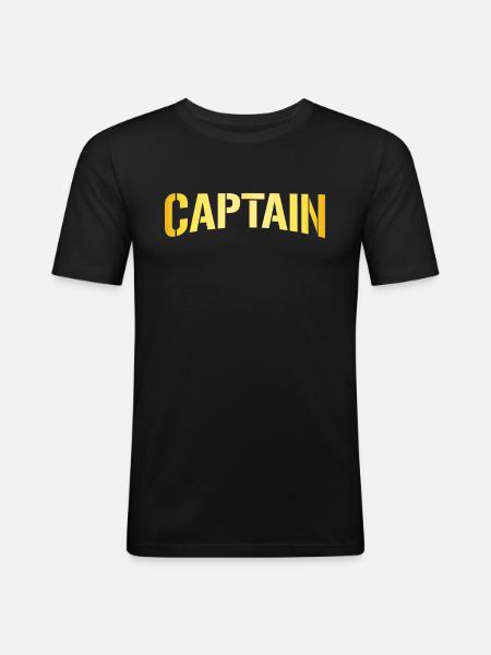 Kapitän Captain - Men's Slim Fit T-Shirt - black