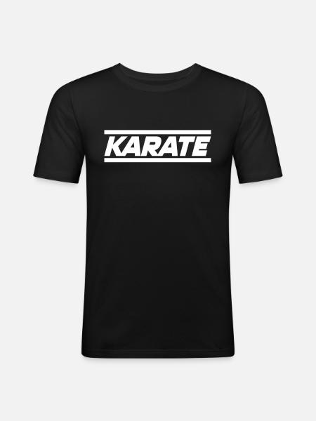Karate - Men's Slim Fit T-Shirt - black