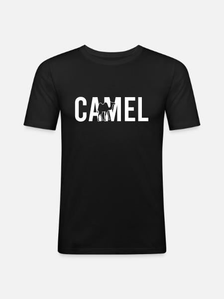 Camel camel - Men's Slim Fit T-Shirt - black