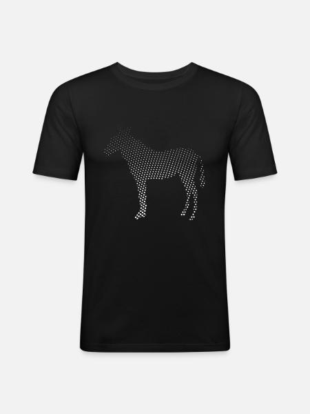 Zebra - Men's Slim Fit T-Shirt - black