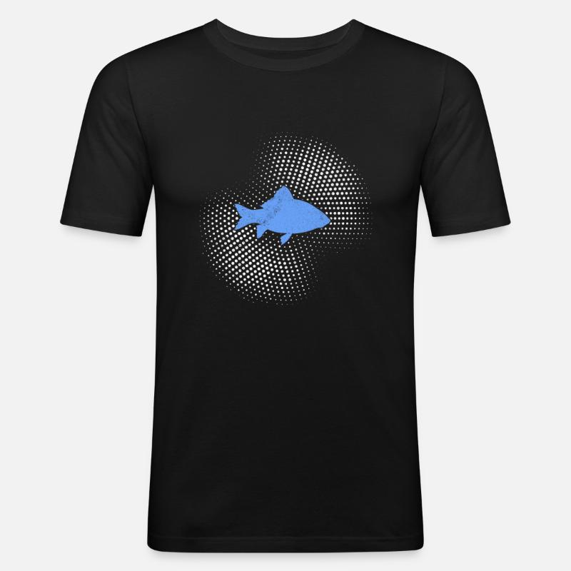 Fish - Men's Slim Fit T-Shirt - black
