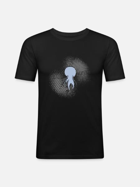 Jellyfish - Men's Slim Fit T-Shirt - black