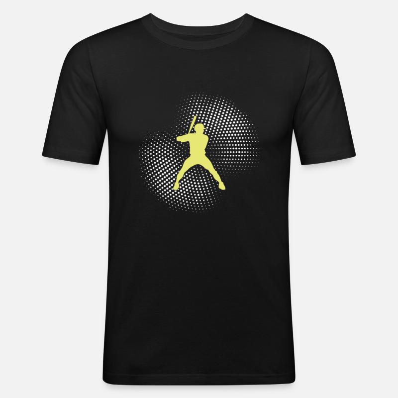 Baseball - Men's Slim Fit T-Shirt - black