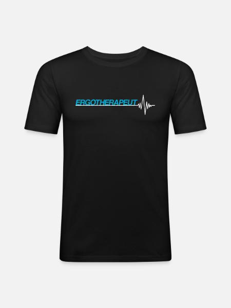 Ergotherapeut - Männer Slim Fit T-Shirt - Schwarz
