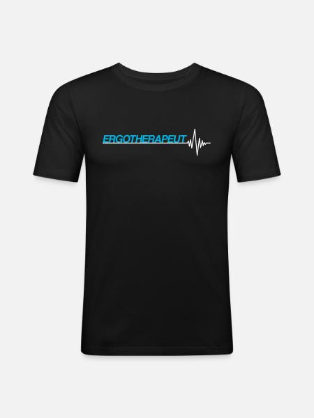 Ergotherapeut - Männer Slim Fit T-Shirt - Schwarz
