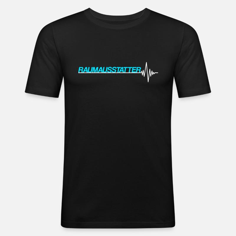 Raumausstatter - Männer Slim Fit T-Shirt - Schwarz