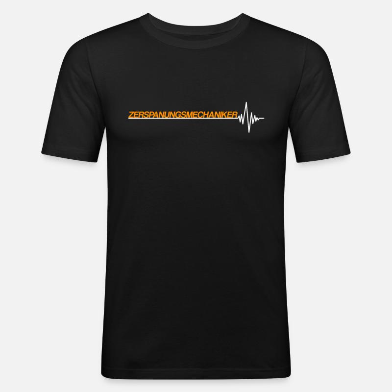 Cutting machine operator - Men's Slim Fit T-Shirt - black