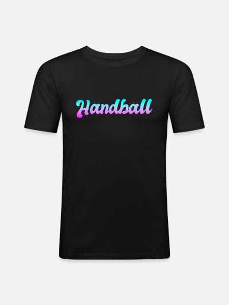 Handball - T-shirt près du corps Homme - noir