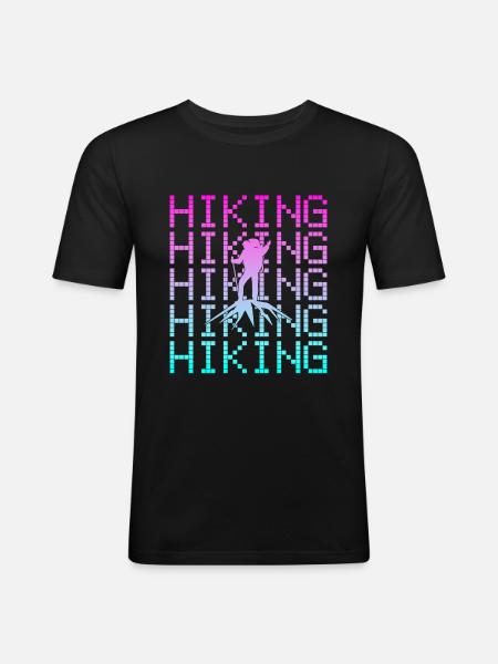 Randonnée Alpinisme - T-shirt près du corps Homme - noir
