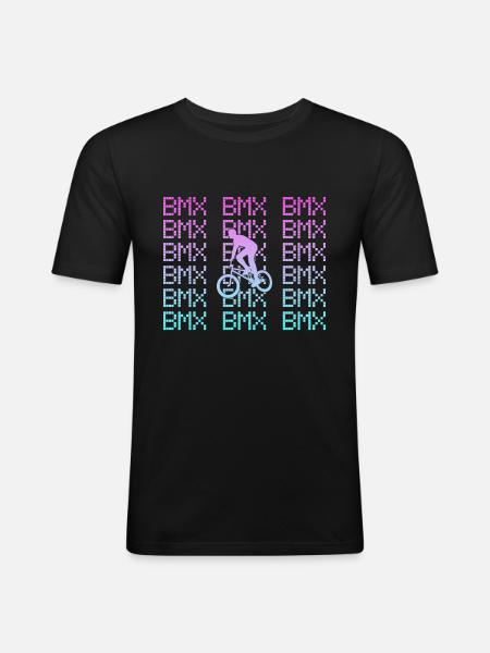 bmx - Men's Slim Fit T-Shirt - black