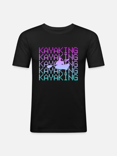 Kayaking - Men's Slim Fit T-Shirt - black