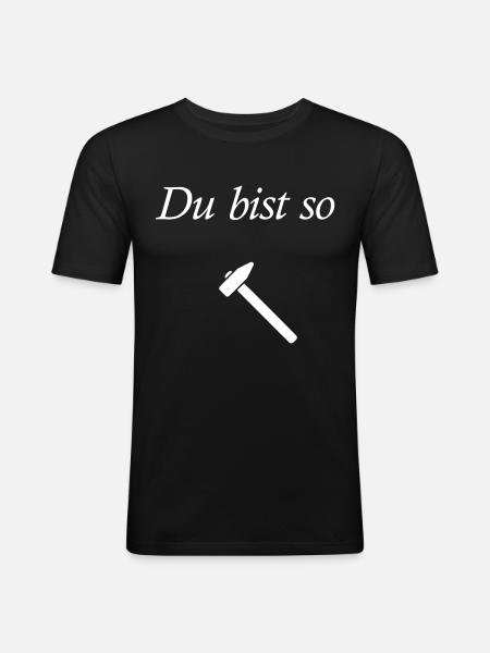 hammer - Men's Slim Fit T-Shirt - black