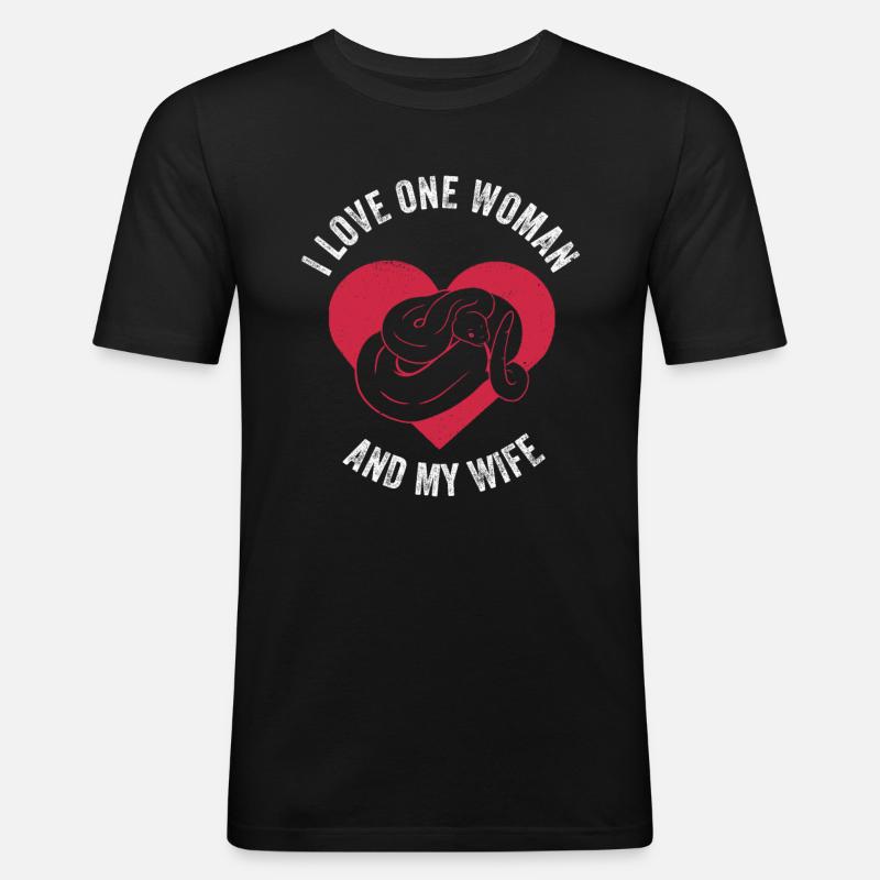 Banana Königspython Python - Men's Slim Fit T-Shirt - black