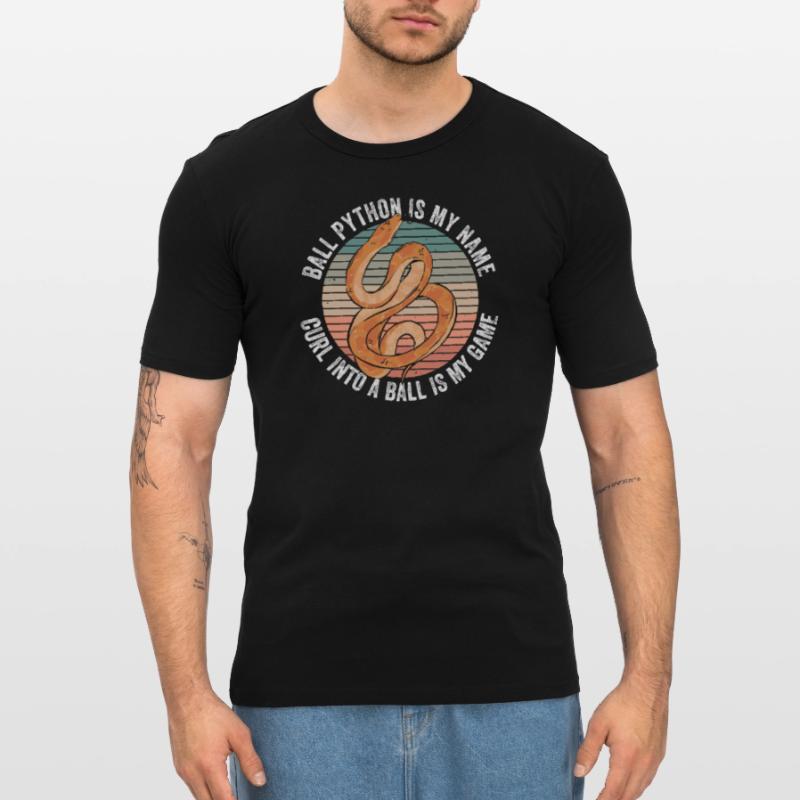 Königspython Banana Ball Python Men's Slim Fit T-Shirt