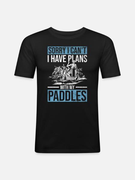 Drachenboot Paddeln Und Drachenboot - Men's Slim Fit T-Shirt - black