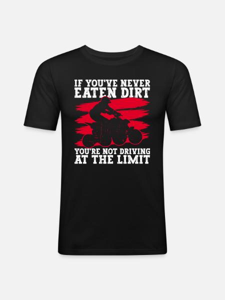 Quadfahren Quad Quadfahrer - Men's Slim Fit T-Shirt - black