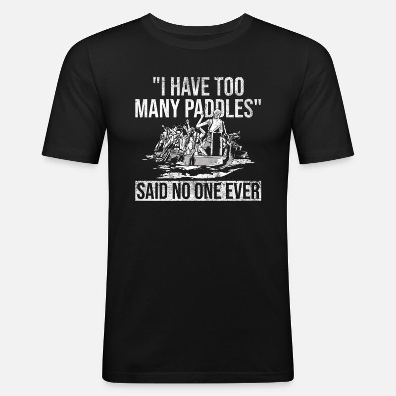Drachenboot - Men's Slim Fit T-Shirt - black