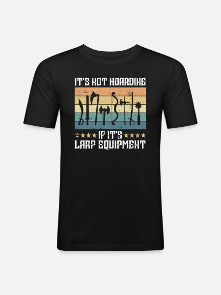 Rollenspiele Und Larp Fatasy Rollenspiele - T-shirt près du corps Homme - noir